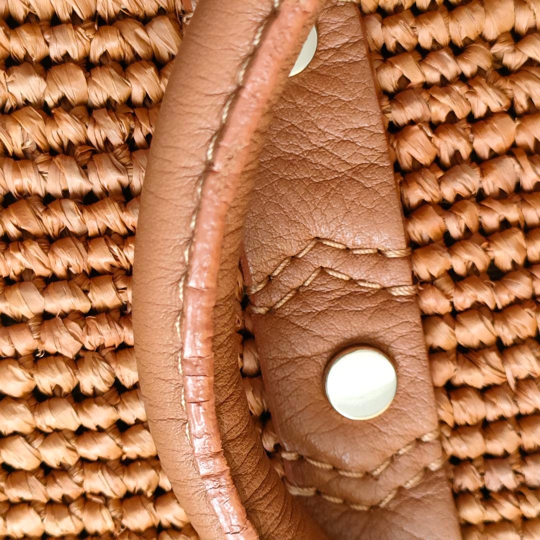 HELEN KAMINSKI ヘレンカミンスキー ラフィア トートバッグ