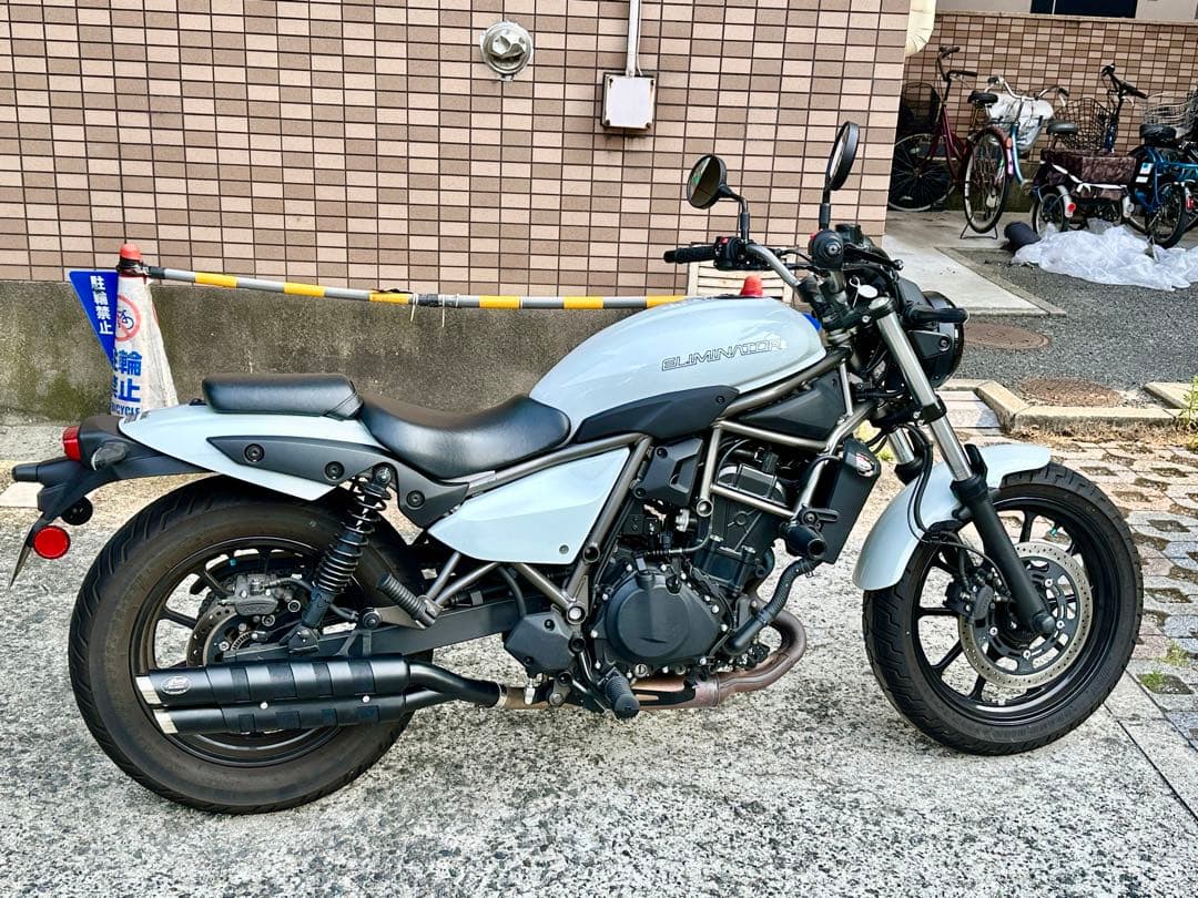 カワサキ エリミネーター400 用カスタムマフラー EL400-V1