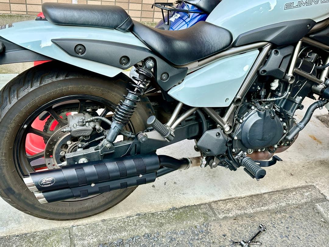 カワサキ エリミネーター400 用カスタムマフラー EL400-V1