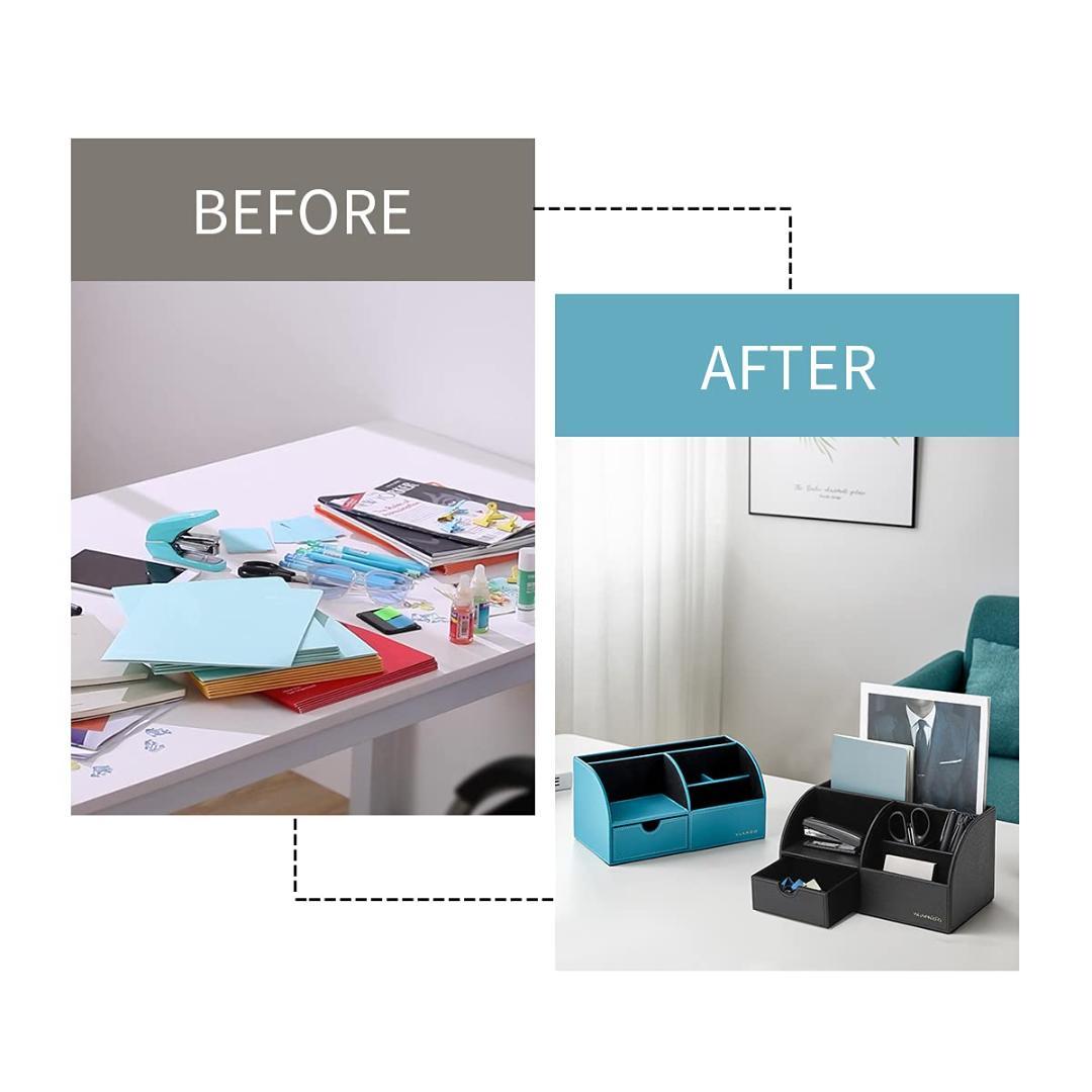 スタイリッシュなデザイン 机の上もすっきり 卓上収納