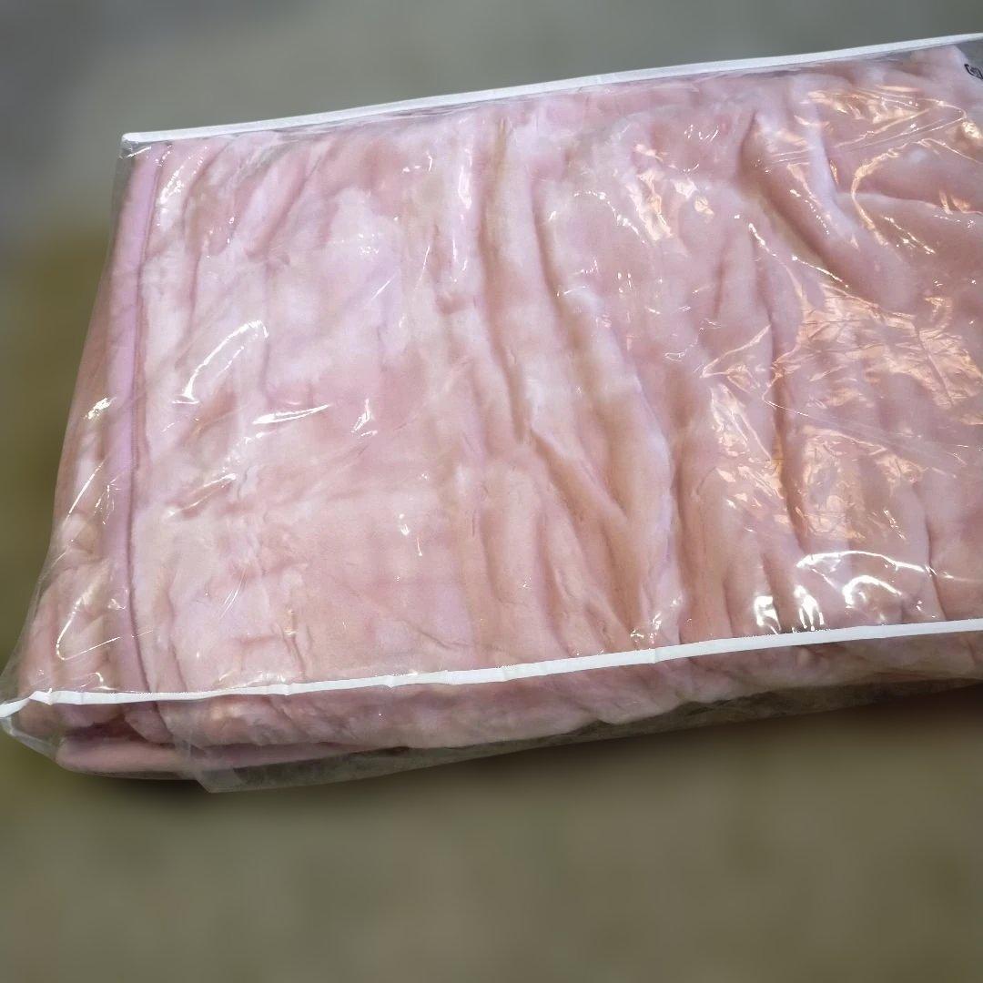 未使用タグ付き温泉毛布 櫻道の毛布日本製 シングル140×200 掛毛布