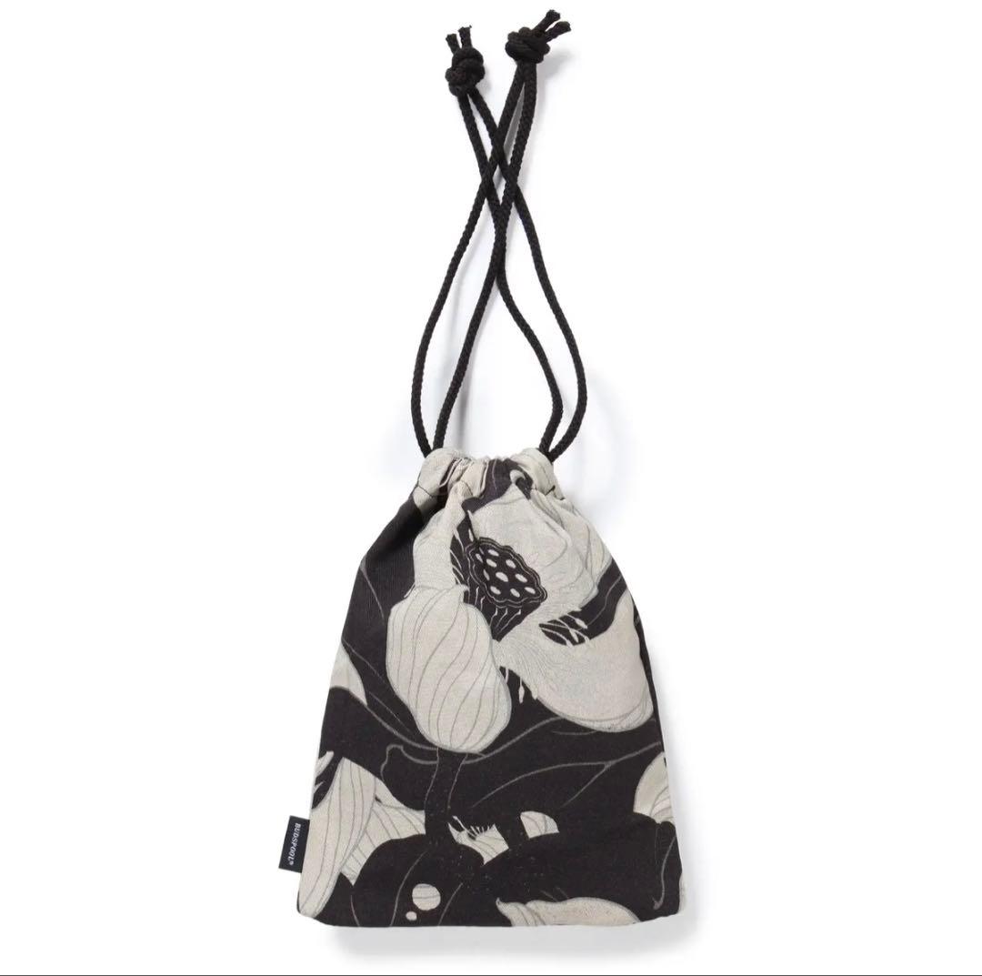 GAKKIN × BUDSPOOL 浮蓮華 DRAWSTRING BAG