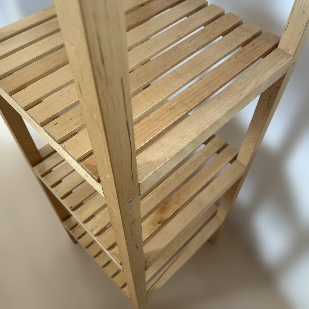 イケア IKEAモルゲル 木製棚