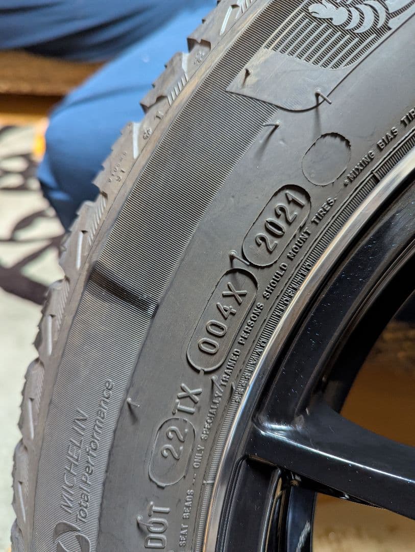 16インチ　アルミホイール　スタッドレス4本セット　ミシュラン　送料込み