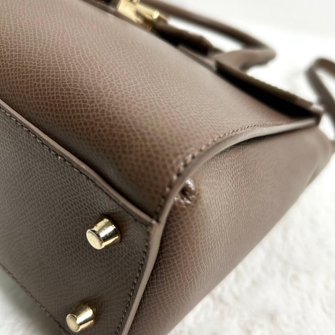 極美品✨　FURLA メトロポリス サッチェルS 2wayショルダーバッグ