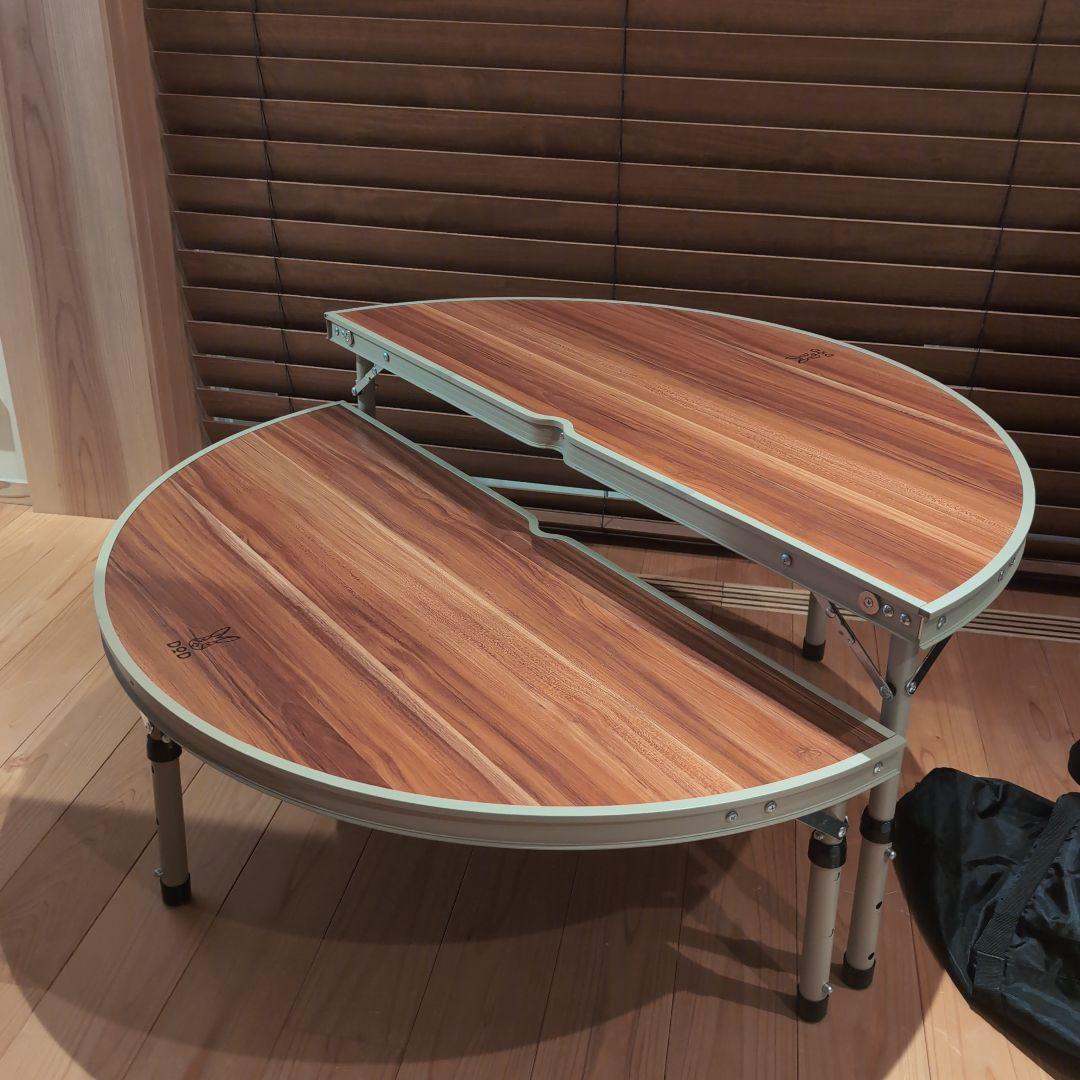 DOD ワンポールテントテーブル TB6-487 ブラウン/ベージュ