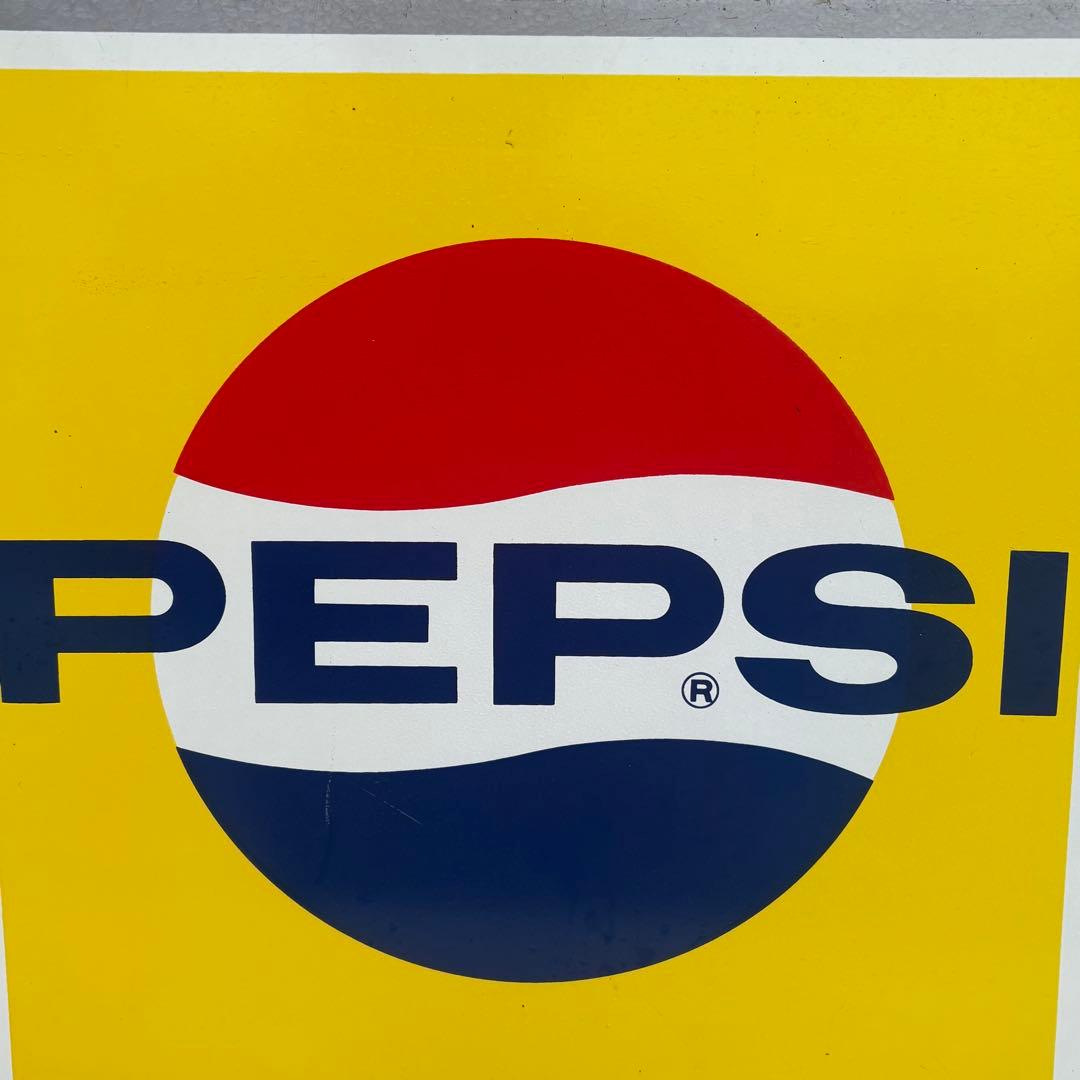 希少■昭和レトロ■状態良品■昔のペプシの看板■