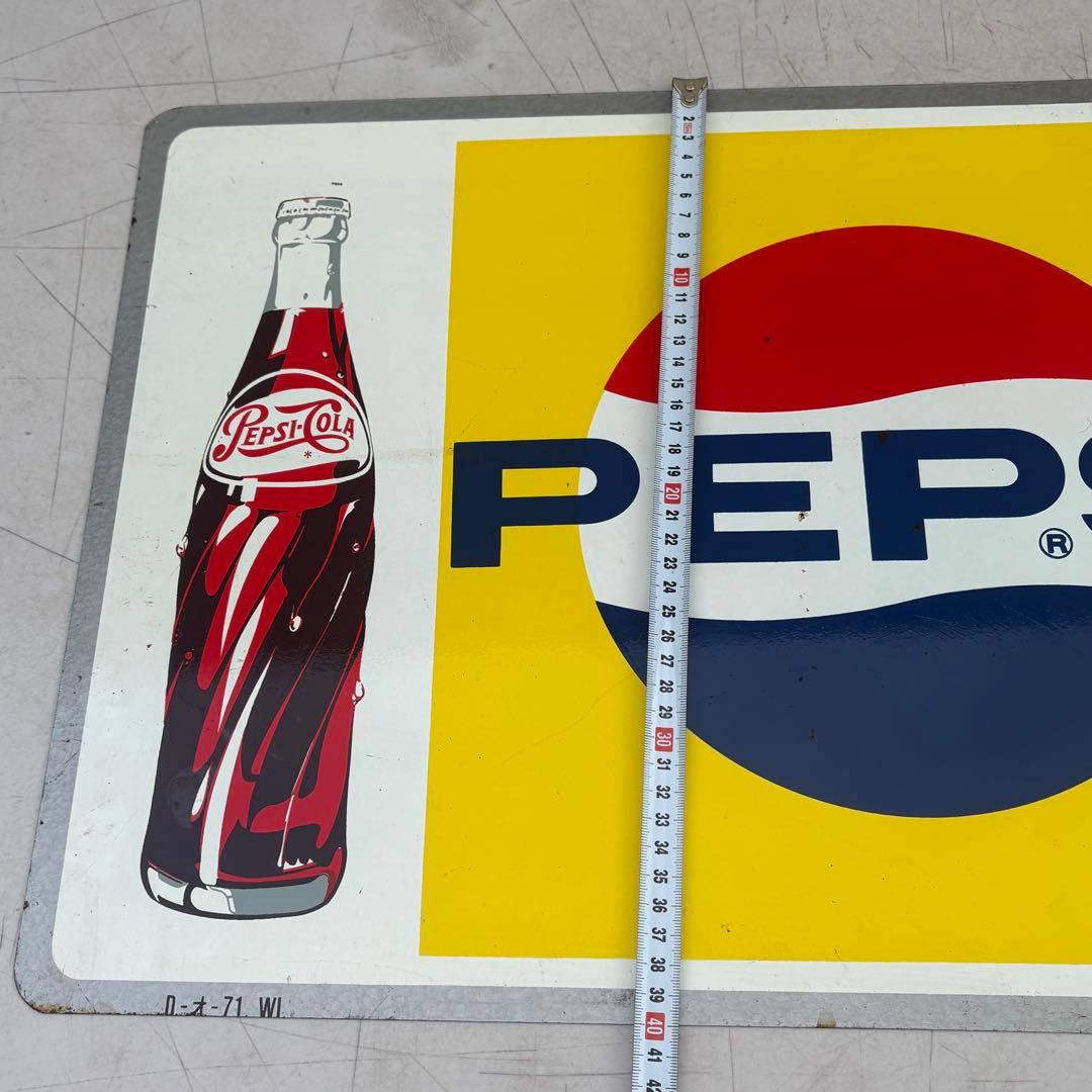 希少■昭和レトロ■状態良品■昔のペプシの看板■