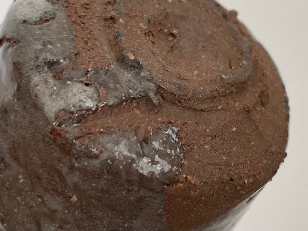 陶芸家　作家物　辻村史朗　唐津　ぐい呑　酒器　筒盃　猪口　共箱　唐津焼