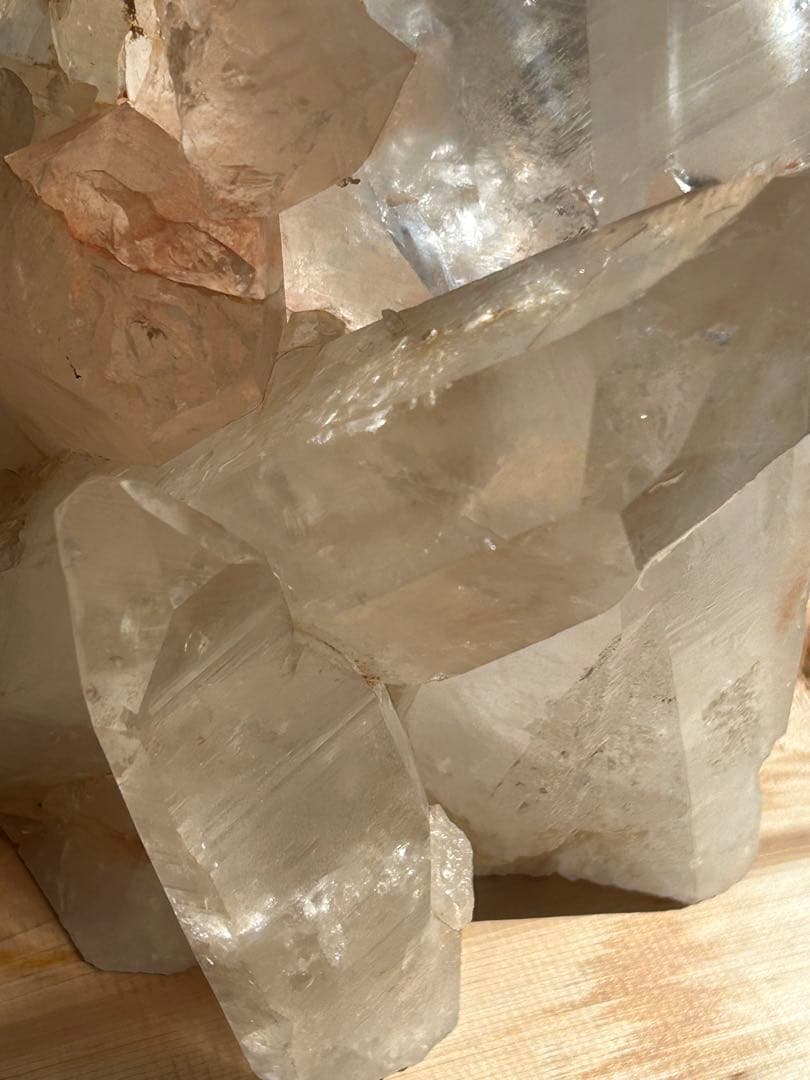 ファントムガーデン水晶天然石タンジェリンクォーツレインボー入　最高品質❗️希少価値