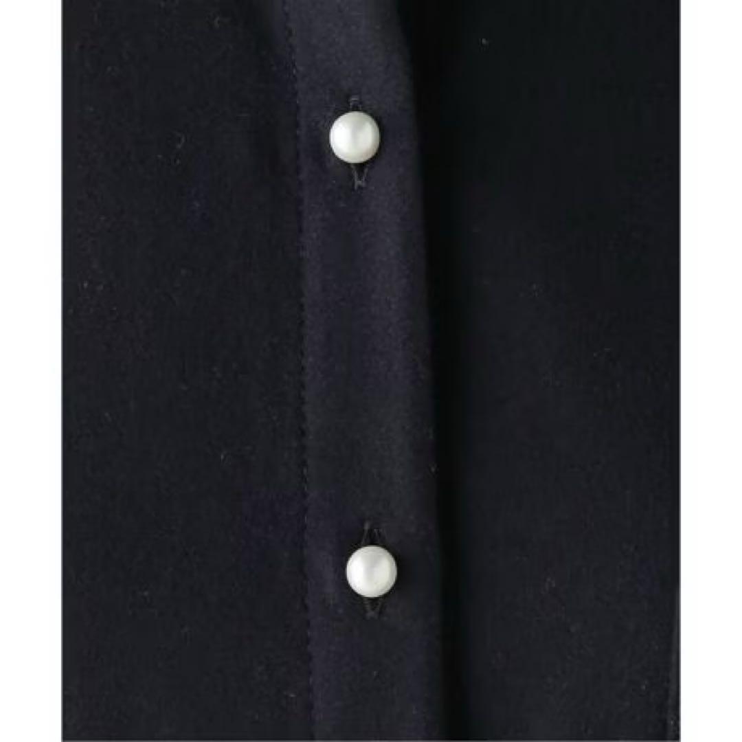 Spick and Span plain clothパールオーバーシャツ