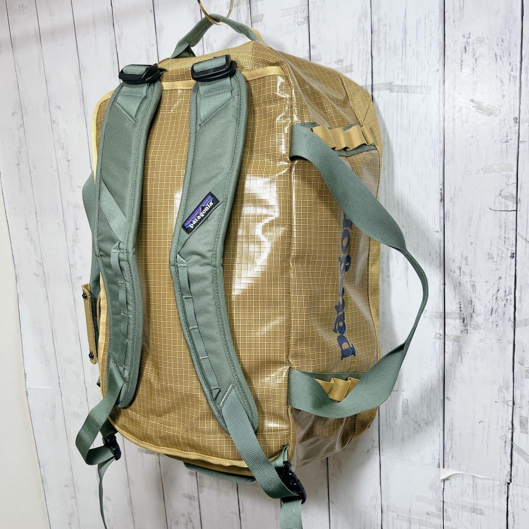 【極美品】パタゴニア ブラックホール ダッフル 40L ゴールド 2way
