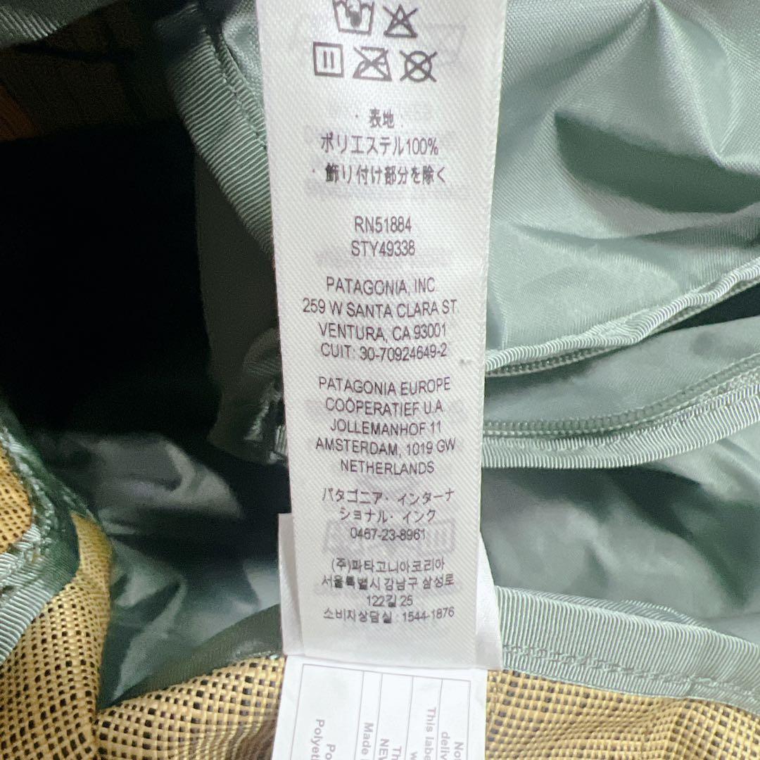 【極美品】パタゴニア ブラックホール ダッフル 40L ゴールド 2way