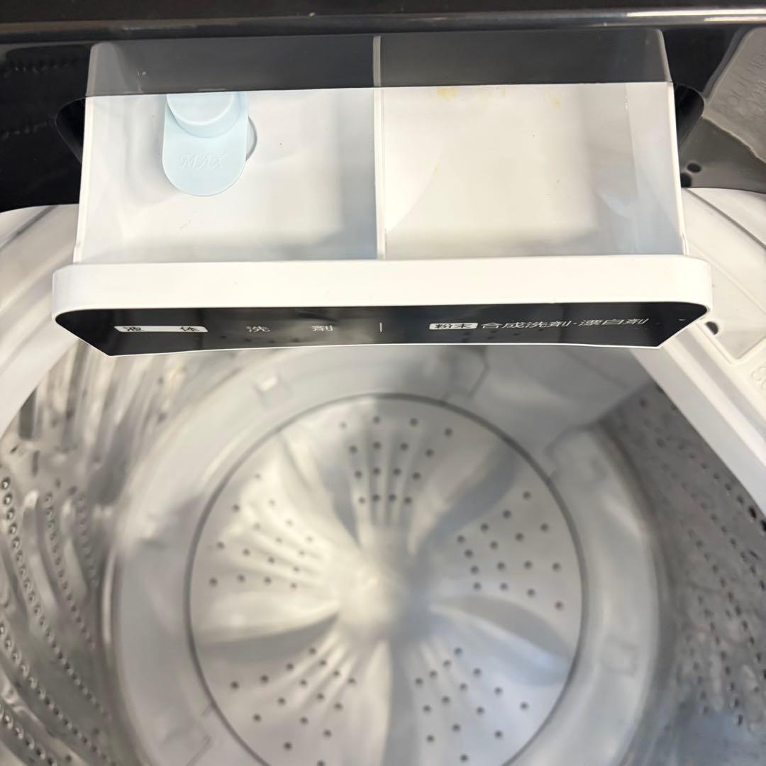 646 ブラックカラー　2025年製洗濯機5.5kg 洗濯槽内極美品2025年製