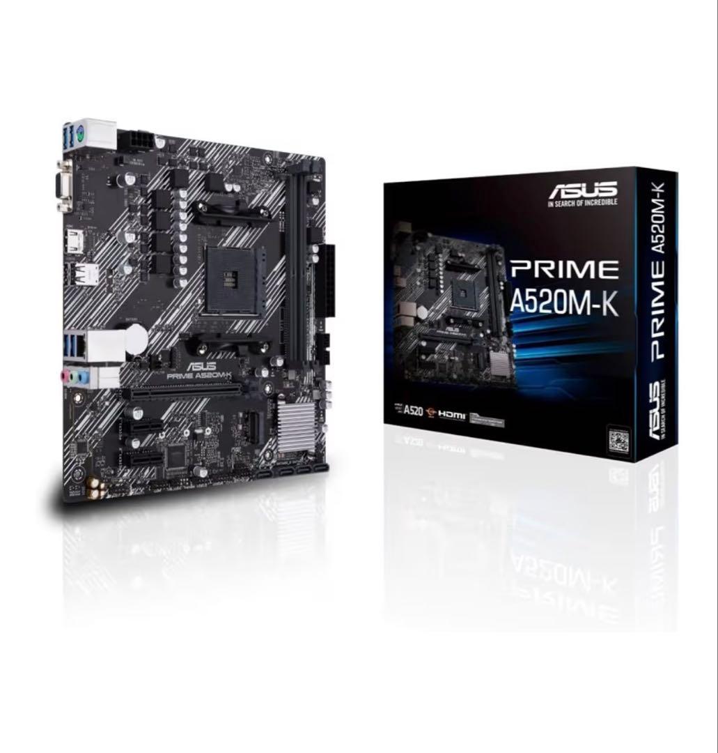 こ*し様 AMD Ryzen 7 5000シリーズ + ASUS A520M-K