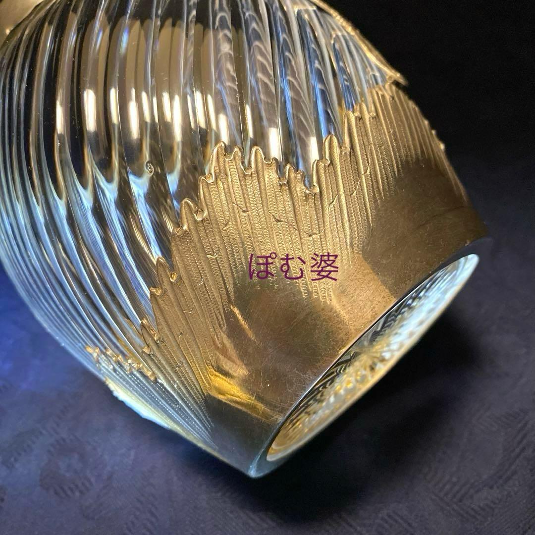 【フランス製】純銀＋クリスタル／ビスケットジャー クッキージャー バレル／銀包み