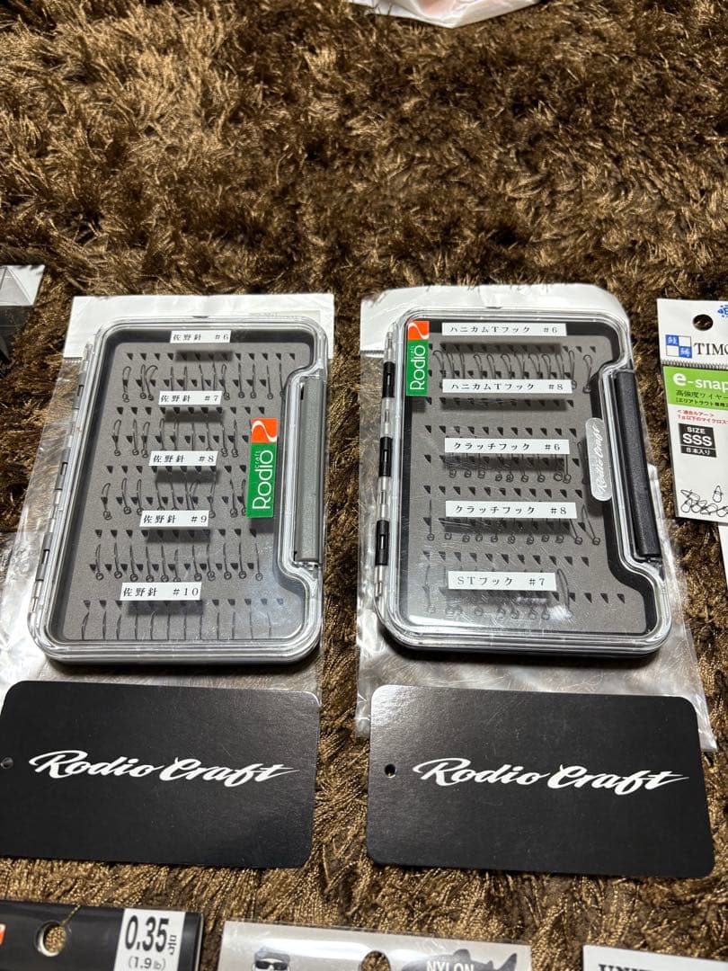 エリアトラウト フック&フックケース&ライン等 トラウトツールまとめ売り