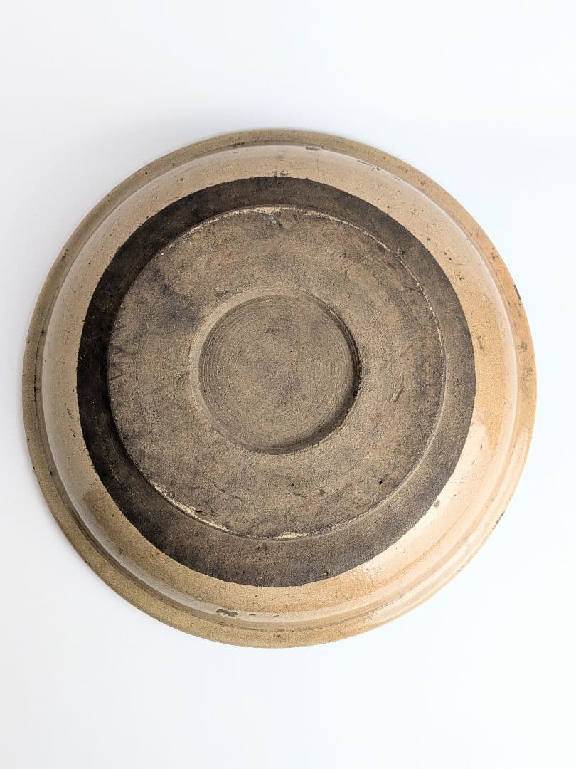 古益子　馬の目皿　19世紀　所載品同手　　　益子焼　民芸　浜田庄司