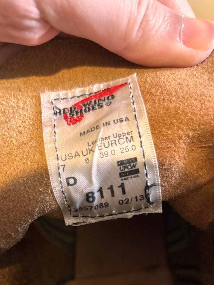 レッドウィング8111　7D
