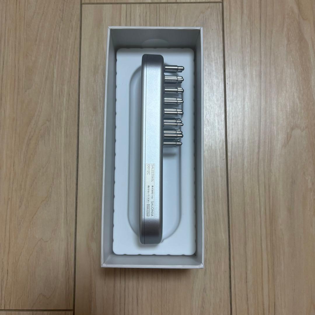 【ほぼ新品】SALONIA EMS LIFT BRUSH シルバー
