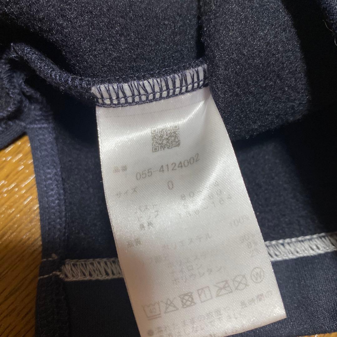 パーリーゲイツ　ゴルフ　ワンピース　グレー　紺黄　秋冬　裏起毛　レディース　美品