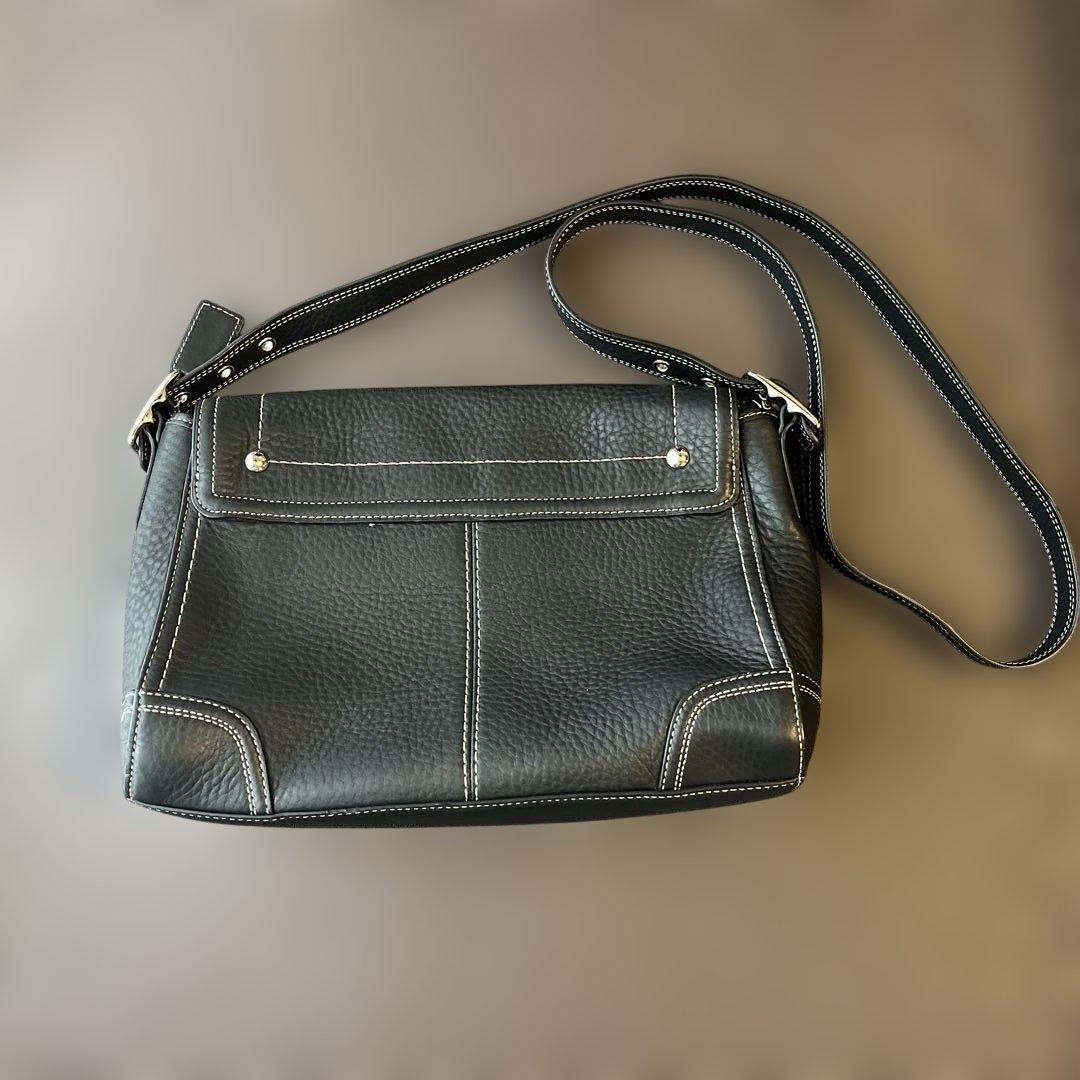 【新品】COACHコーチ ショルダーバッグ レザー 黒 ブラック F13957