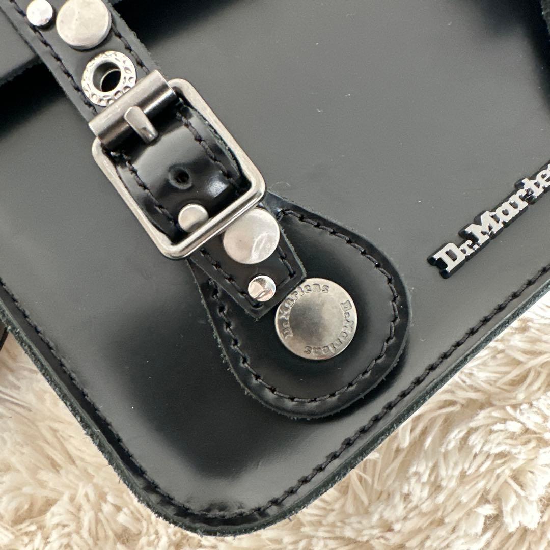 Dr. Martens ショルダーバッグ スタッズ Y2K レザー ブラック
