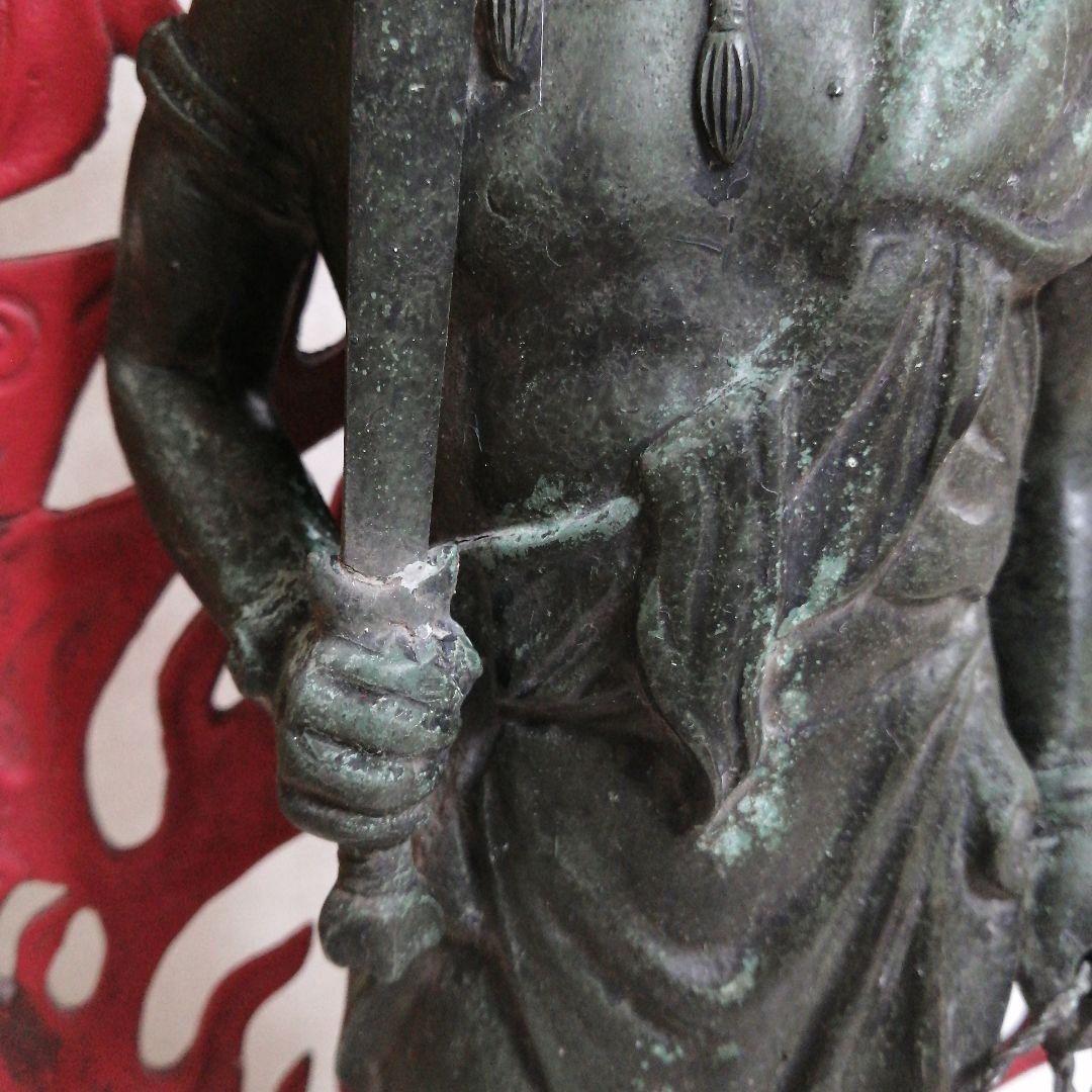 不動明王 仏像 インテリア 置物 縁起物 骨董品 大仏 工芸品 古美術