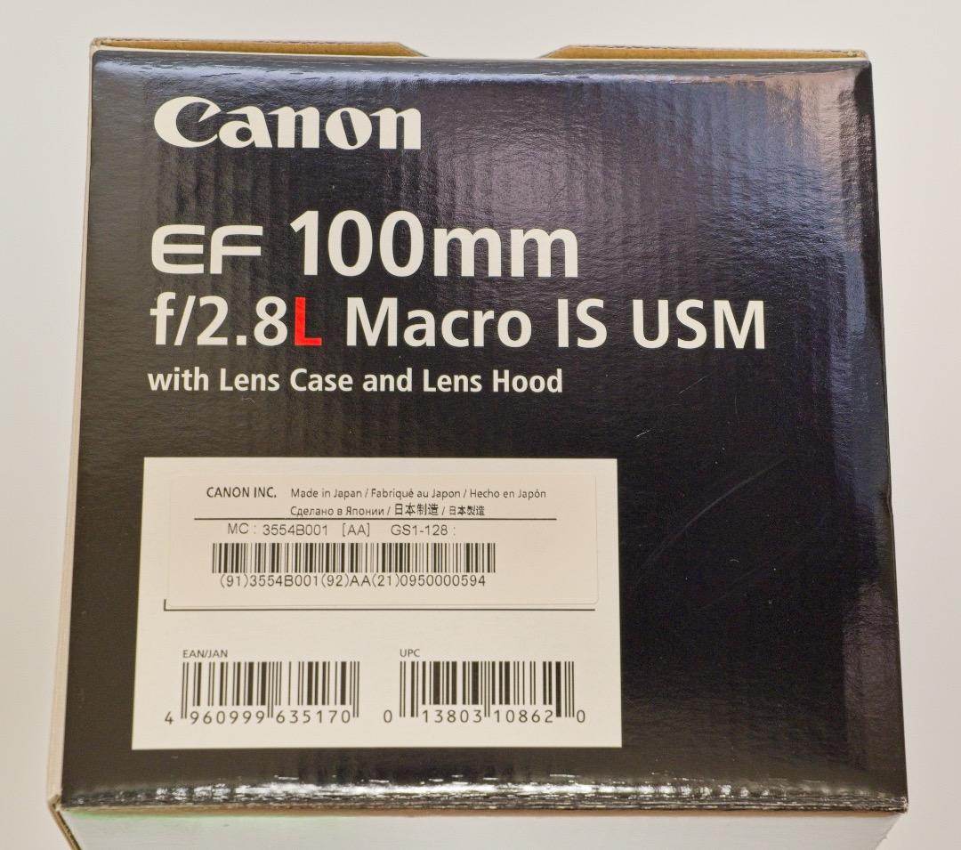 【極美品】Canon EF 100mm F2.8L MACRO IS USM