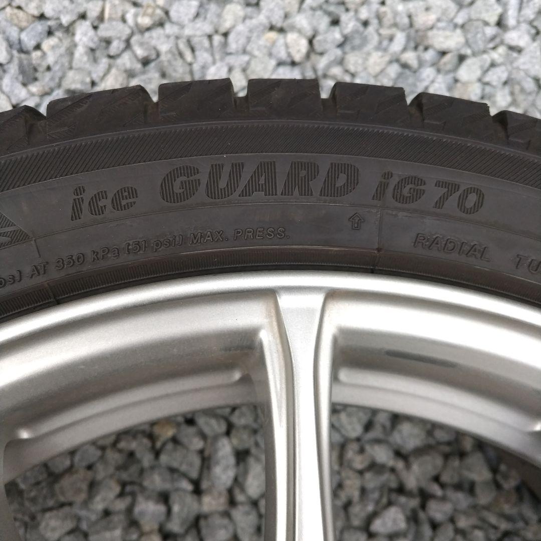 2本セット　215/45R17 スタッドレスタイヤ　ホイールセット➀