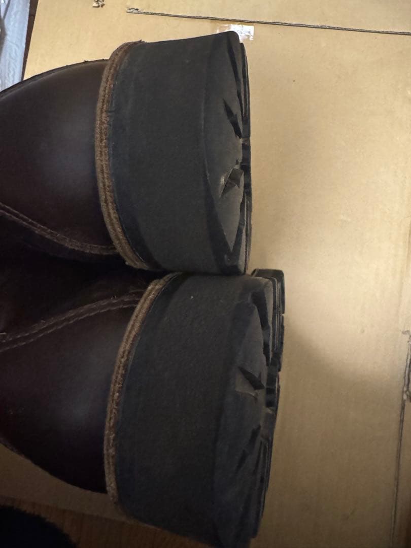 ダナー ブラウンレザー ハイカットワークブーツ