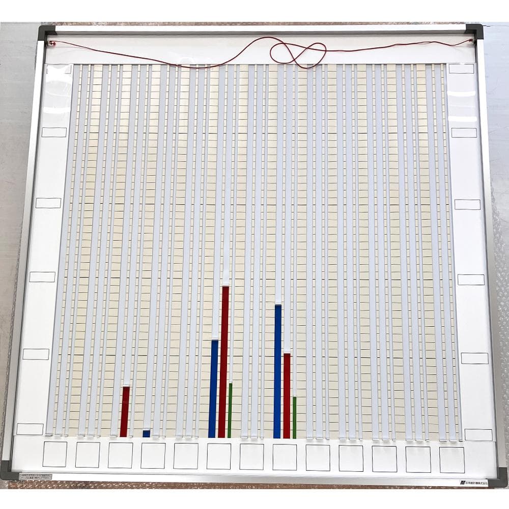 お値下げ　#2786-1　日本統計機　ホワイトボード　棒グラフ　グラフ表示機