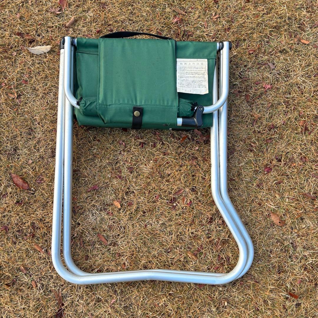 【廃盤希少】スノーピーク FDチェアワイド グリーン  PEAK 旧ロゴ