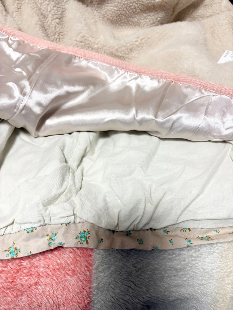 ❤️新品未使用❤️Cherir la femme ライナー付モッズコートMベージュ花