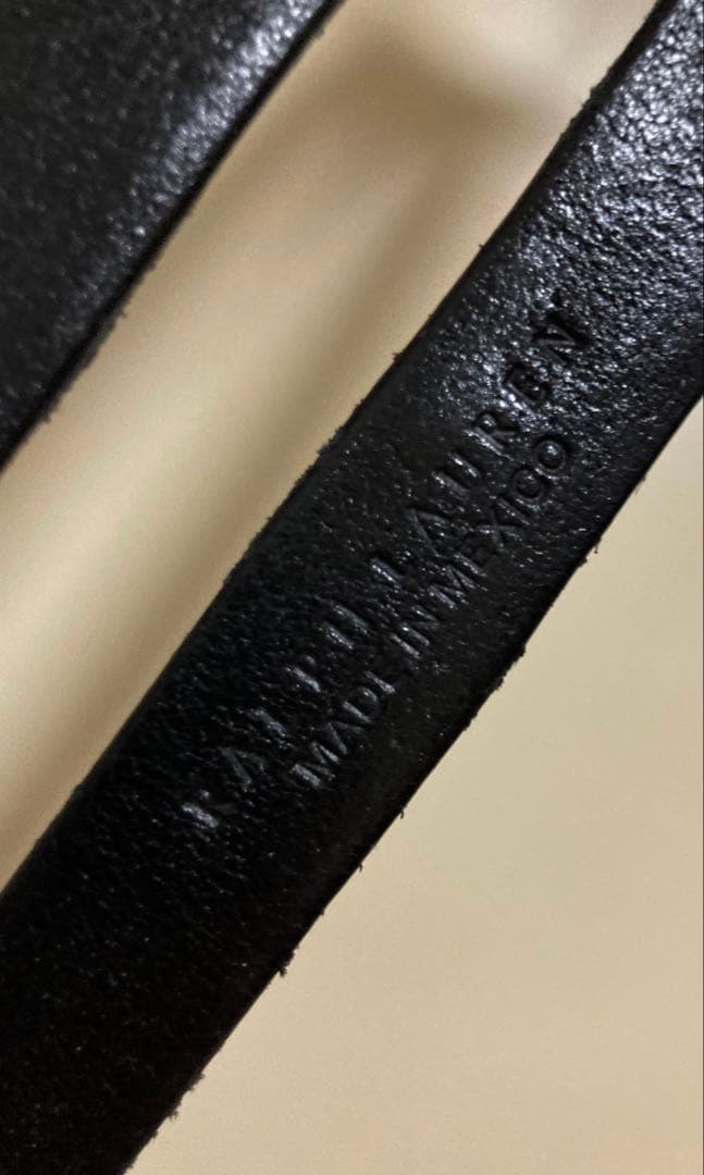 【最高級品】RalphLauren アリゲーター カービング ベルト