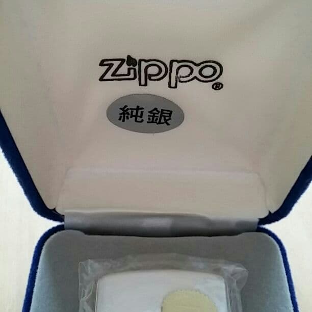 値下‼️【新品未使用ケース付き】純銀製zippoライター