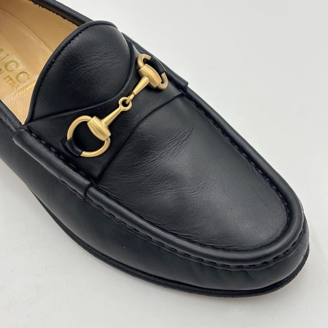 専用GUCCI グッチ ホースビット レザー ローファー 36 約23㎝ 黒