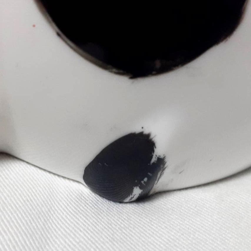 059　瀬戸焼　招き猫 三匹猫　ガラス目　昭和レトロ　当時物　希少品