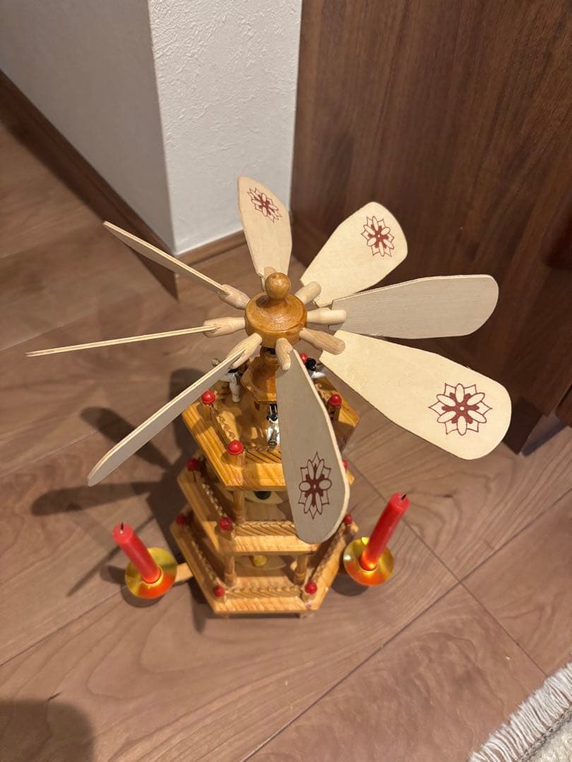 クリスマスピラミッド　アンティーク　美品