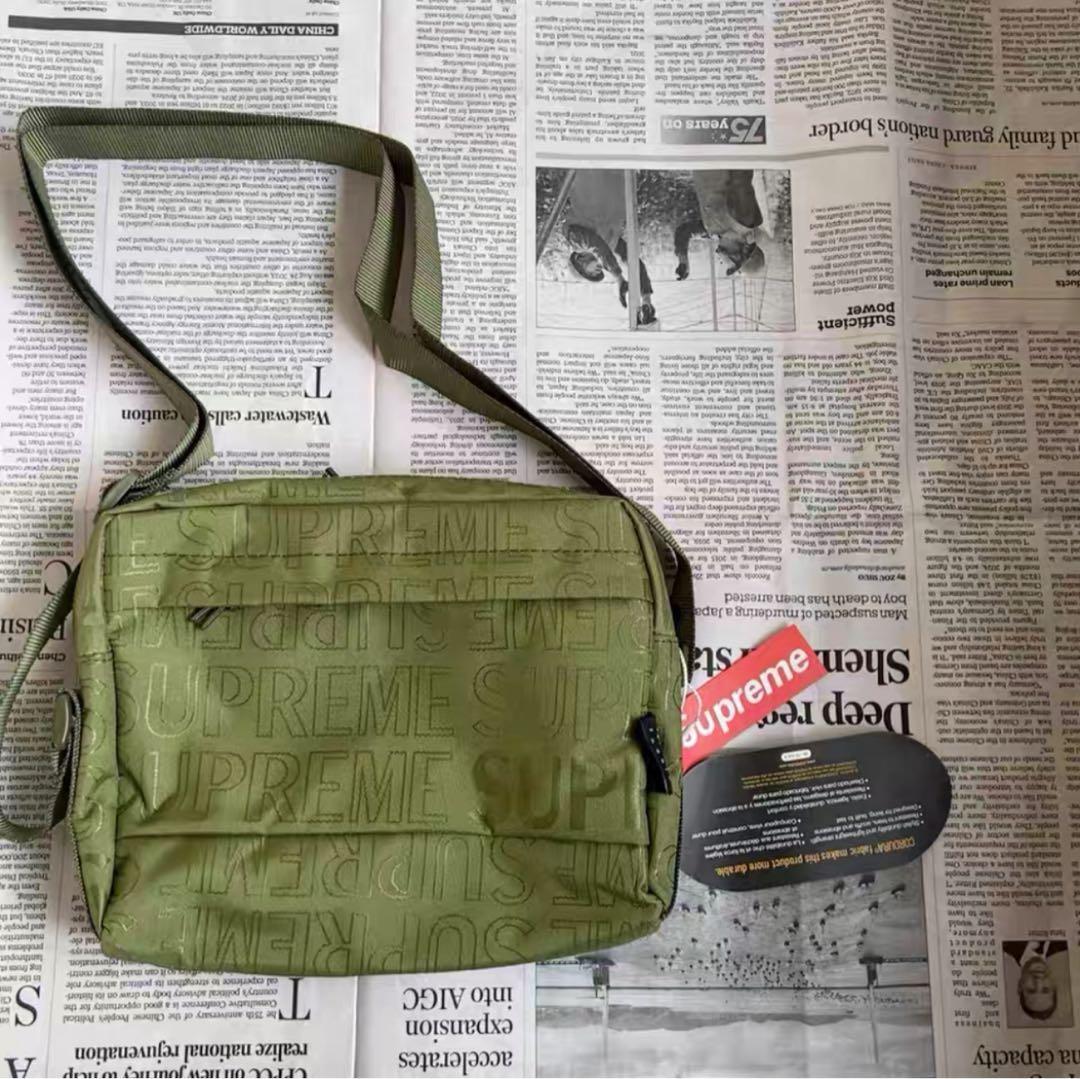 Supreme ナイロンショルダーバッグ グリーン