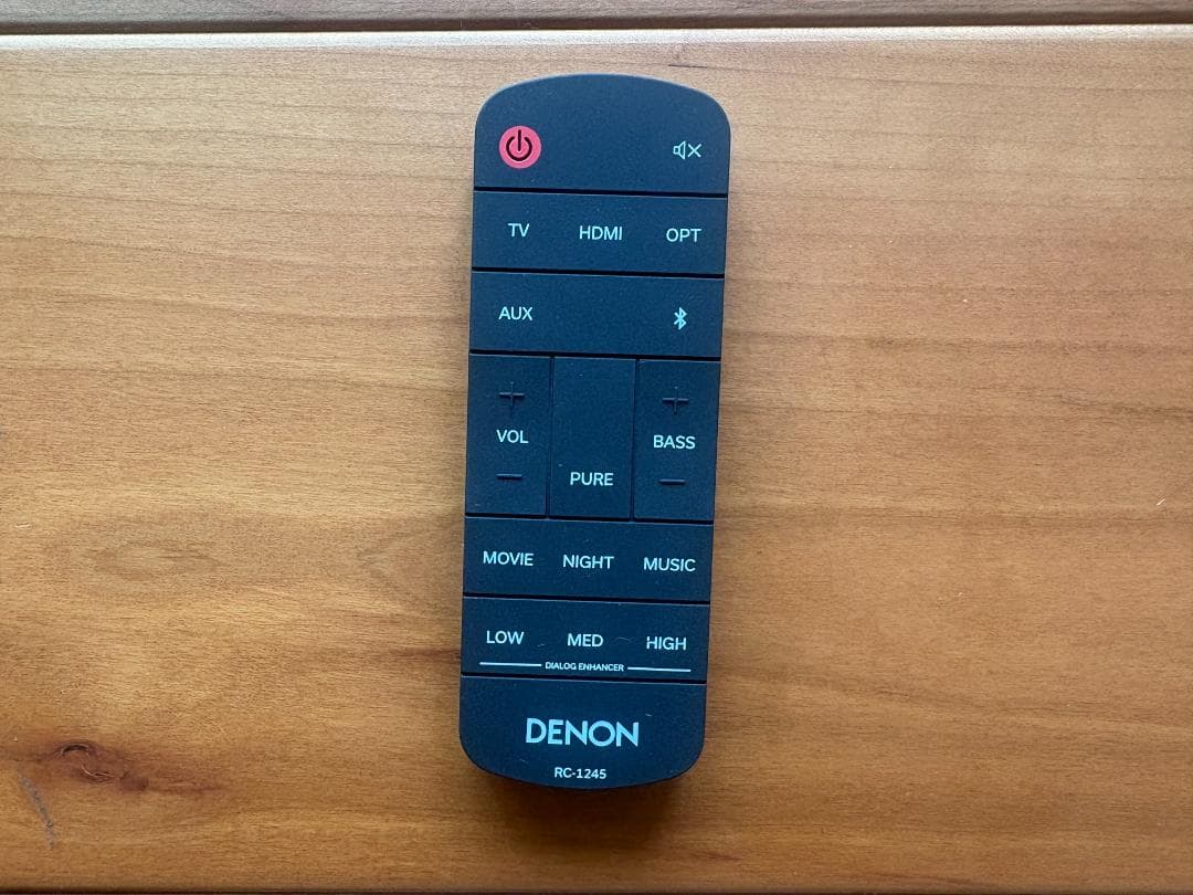 ①　DENON デノン　DHT-S517　サウンドバー・サブウーファー　①/②