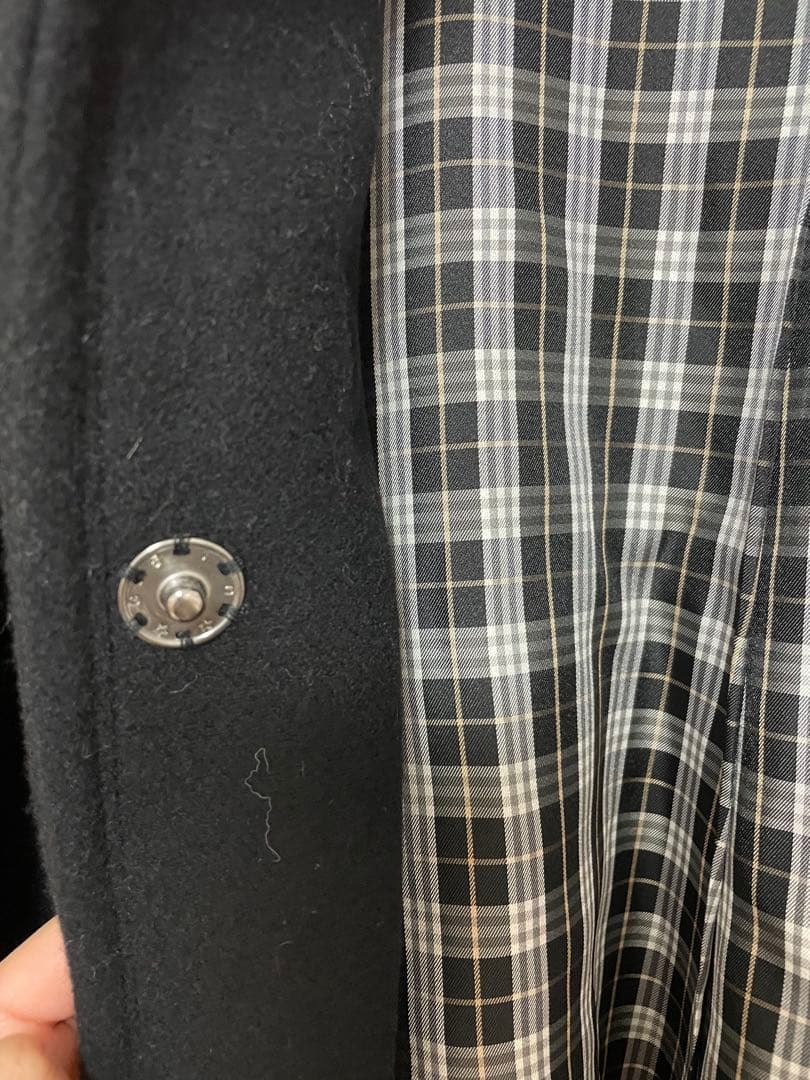BURBERRY BLUE LABEL ブラックケープコート 38