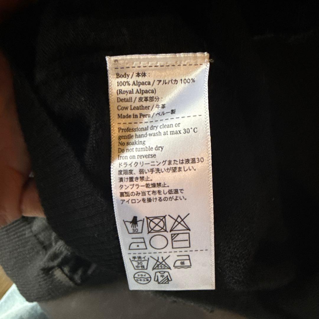 THE INOUE BROTHERS ブラックタートルネック L