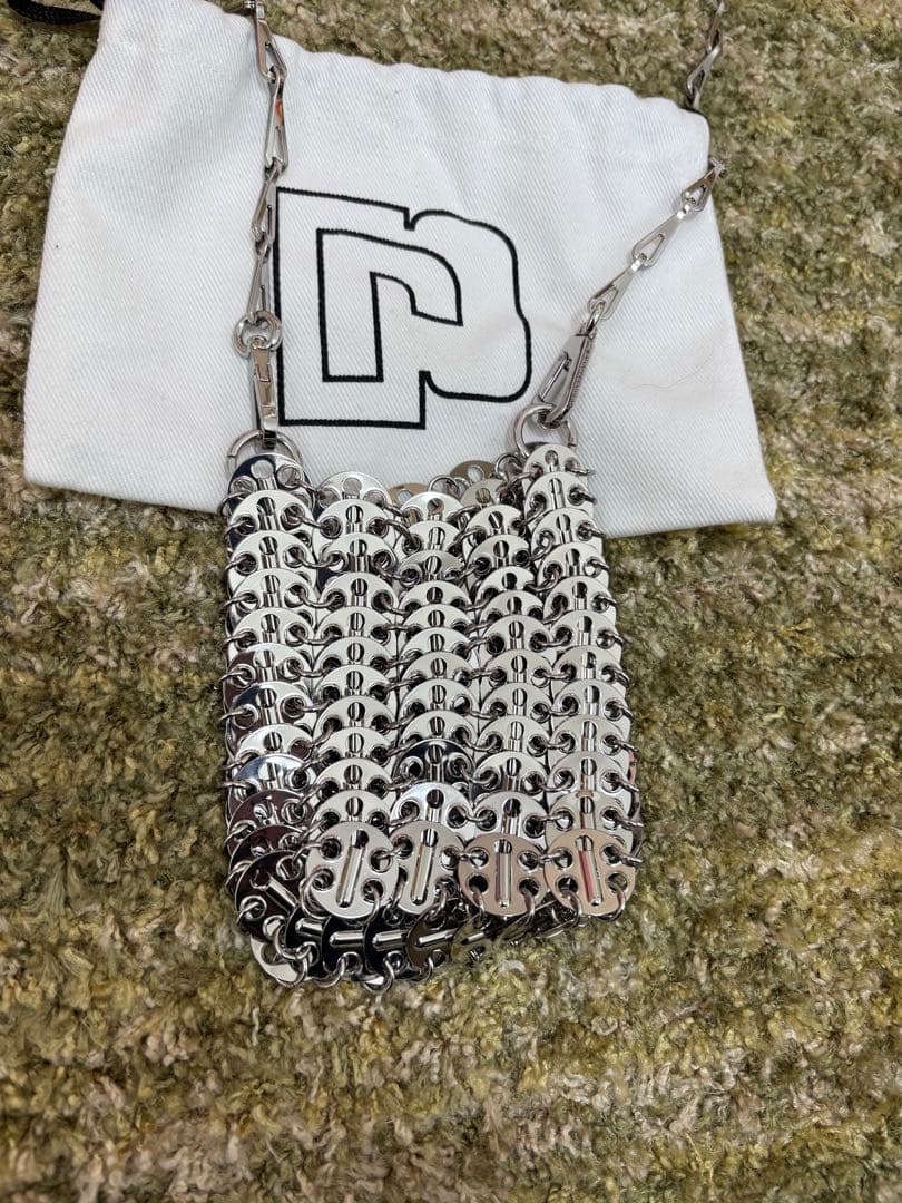paco rabanne パコラバンヌ　メタルショルダーバッグ