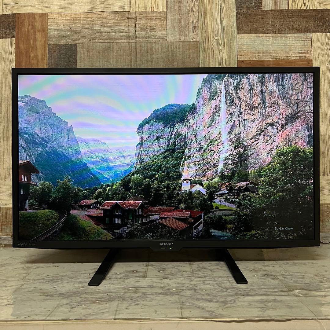 即日受渡❣️全国送料込今年購入シャープ32型液晶テレビWチューナー 外付け録画可