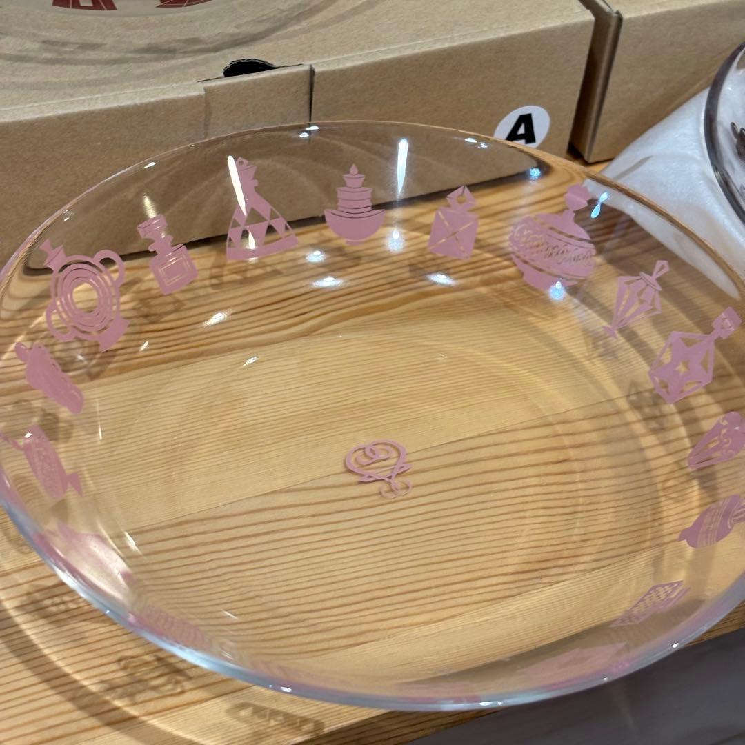 藤井フミヤ　ガラス皿&グラスセット