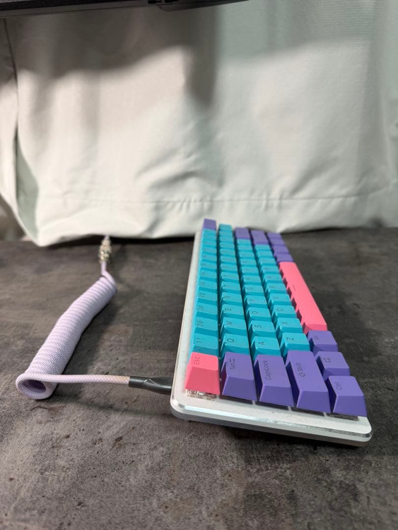 ノ*ム様 あ*る様 自作ゲーミングキーボード 銀軸 静音化済