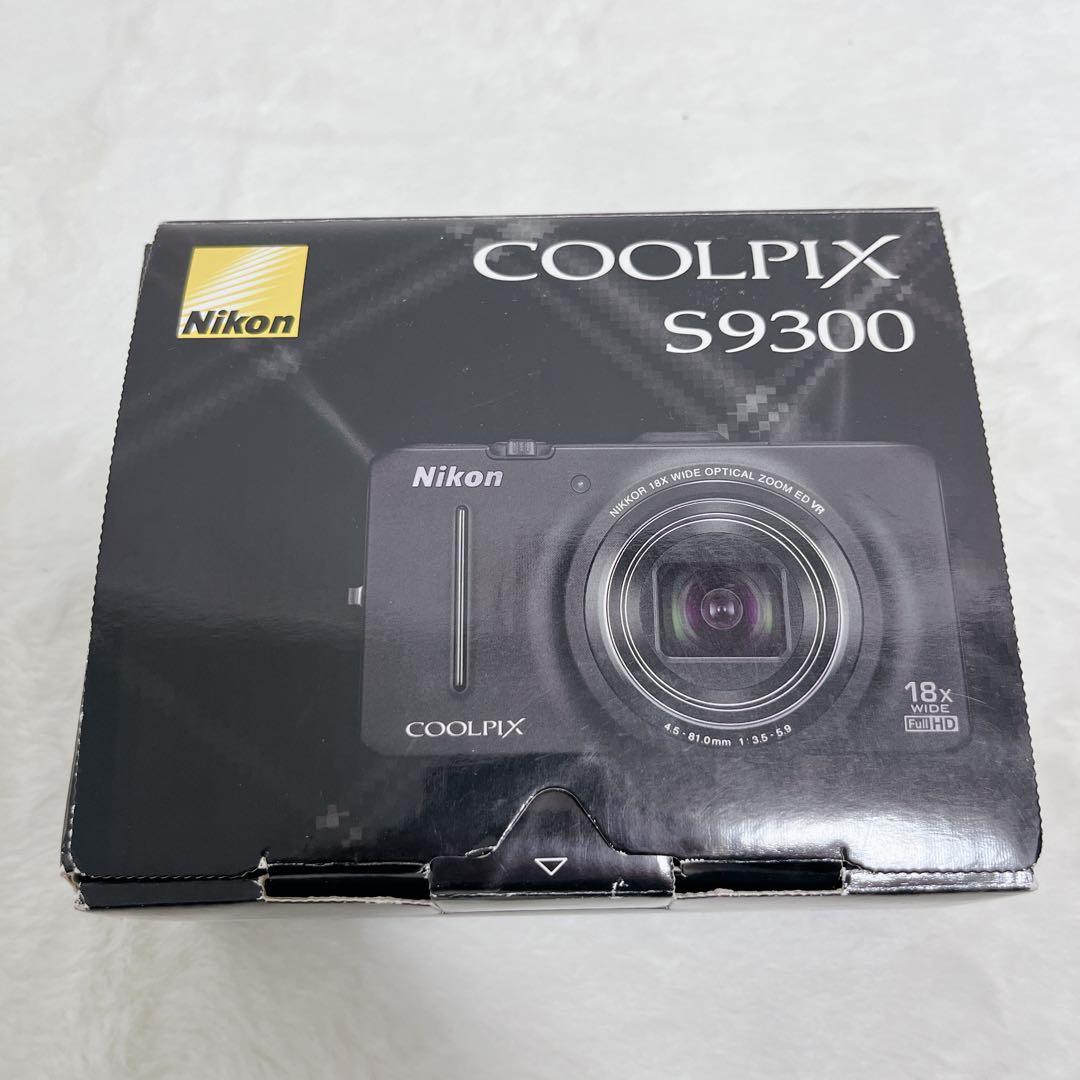 美品 Nikon COOLPIX S9300 コンデジ 付属品完備＋専用ケース付