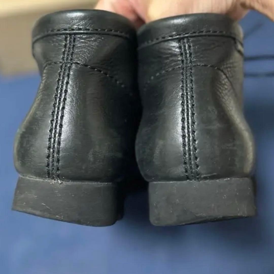 美品 箱付きクラークスワラビー ゴアテックス UK7.5 26本革 ビブラム　黒