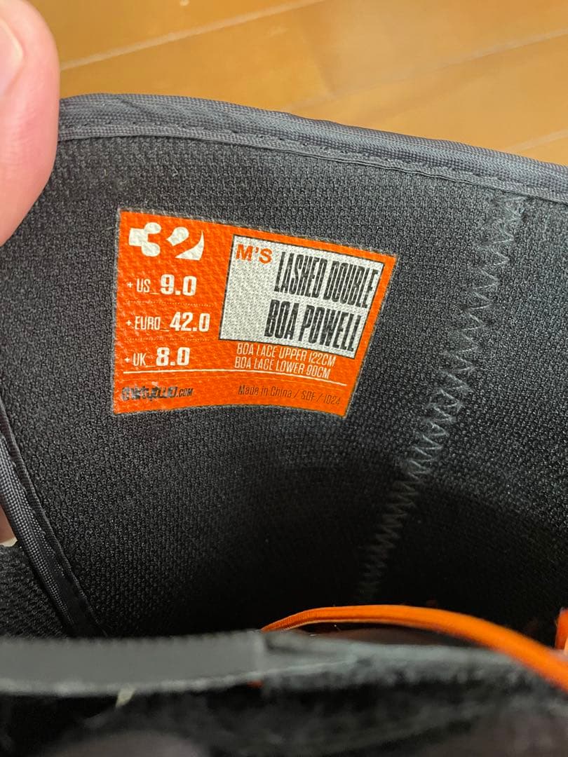 thirtytwo ラッシュ　double boa インソールおまけ